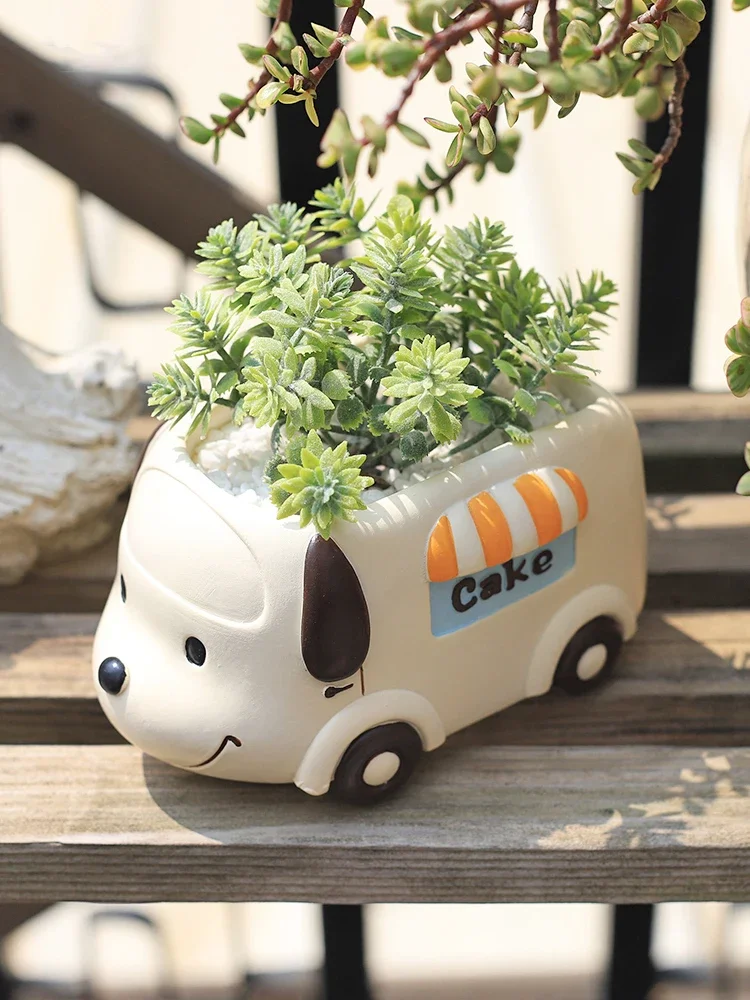 Plant Desk Mini - شاحنة الغذاء الحيوان وعاء النبات الصغير