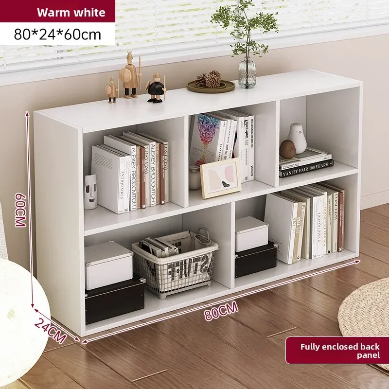 Bookcase Wood Shelf - رف كتب متعدد الوظائف، خزانة كتب