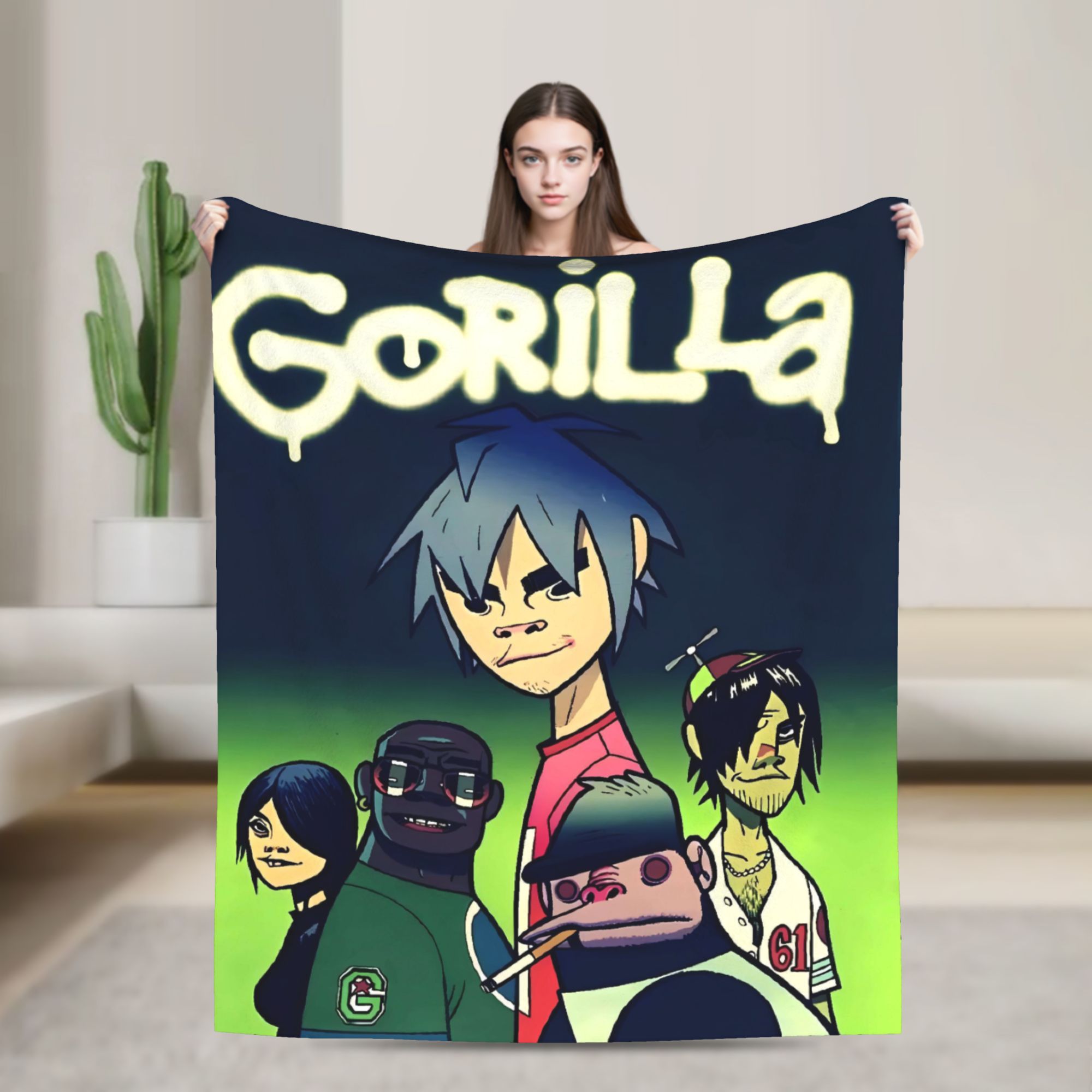 Home Office British - البريطانية GorillazS الظاهري الفرقة روك الهيب