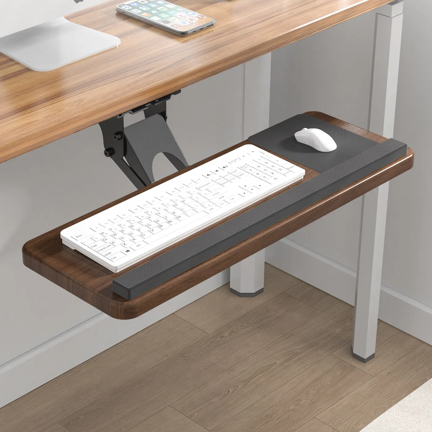 حامل لوحة مفاتيح تحت المكتب، ق - مراجعة Keyboard Tray Under Desk وسعره