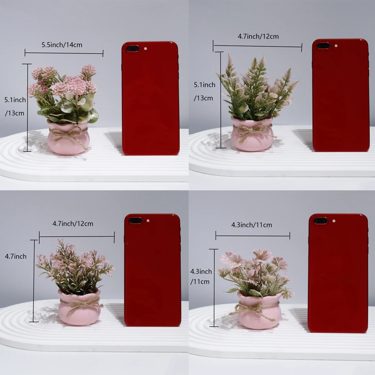 سلسلة وردية صناعية صغيرة نباتا - مراجعة Plant Desk Mini وسعره