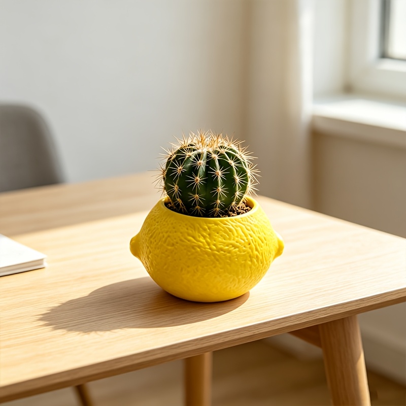 وعاء زرع زخرفي على شكل ليمون ل - مراجعة Plant Desk Mini وسعره