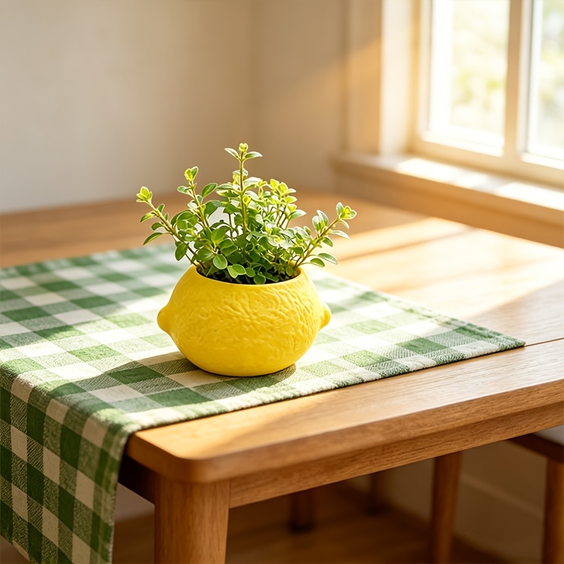 وعاء زرع زخرفي على شكل ليمون ل - مراجعة Plant Desk Mini وسعره