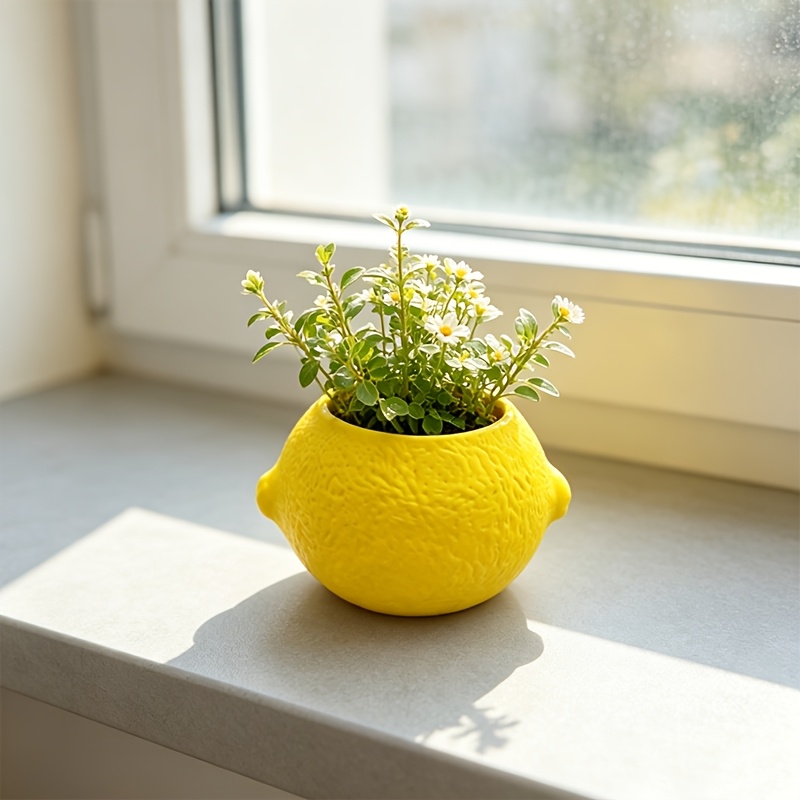 وعاء زرع زخرفي على شكل ليمون ل - مراجعة Plant Desk Mini وسعره