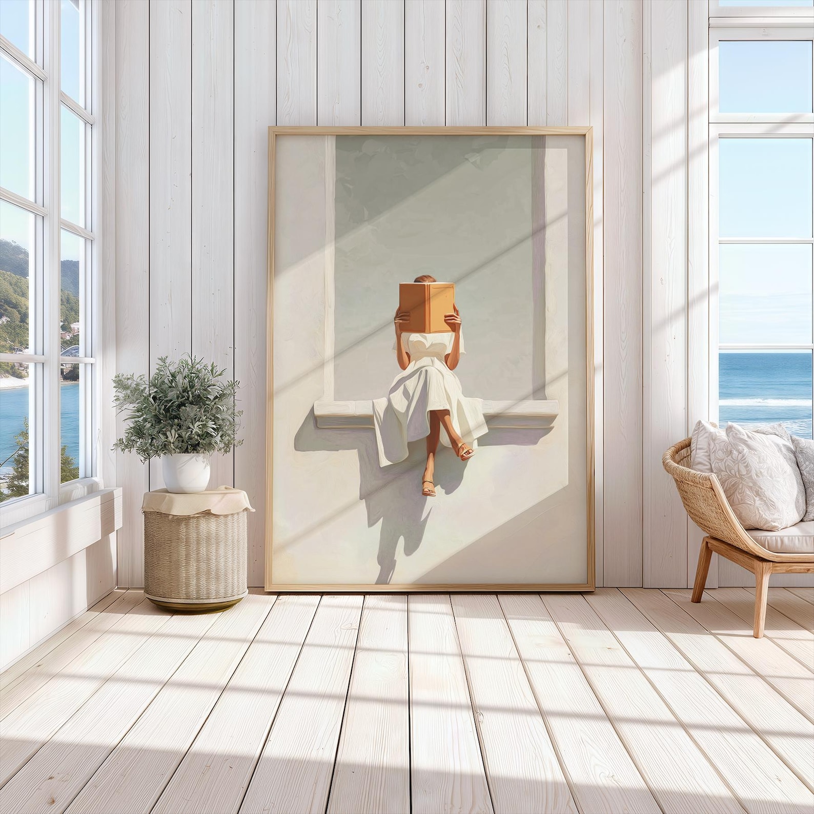 لوحة فنية جدارية حديثة بتصميم  - مراجعة Home Office Youtube وسعره