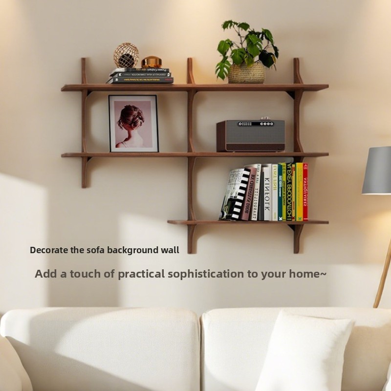 رف حائط خشبي صلب بتصميم سلم بس - مراجعة Bookcase Wood Shelf وسعره