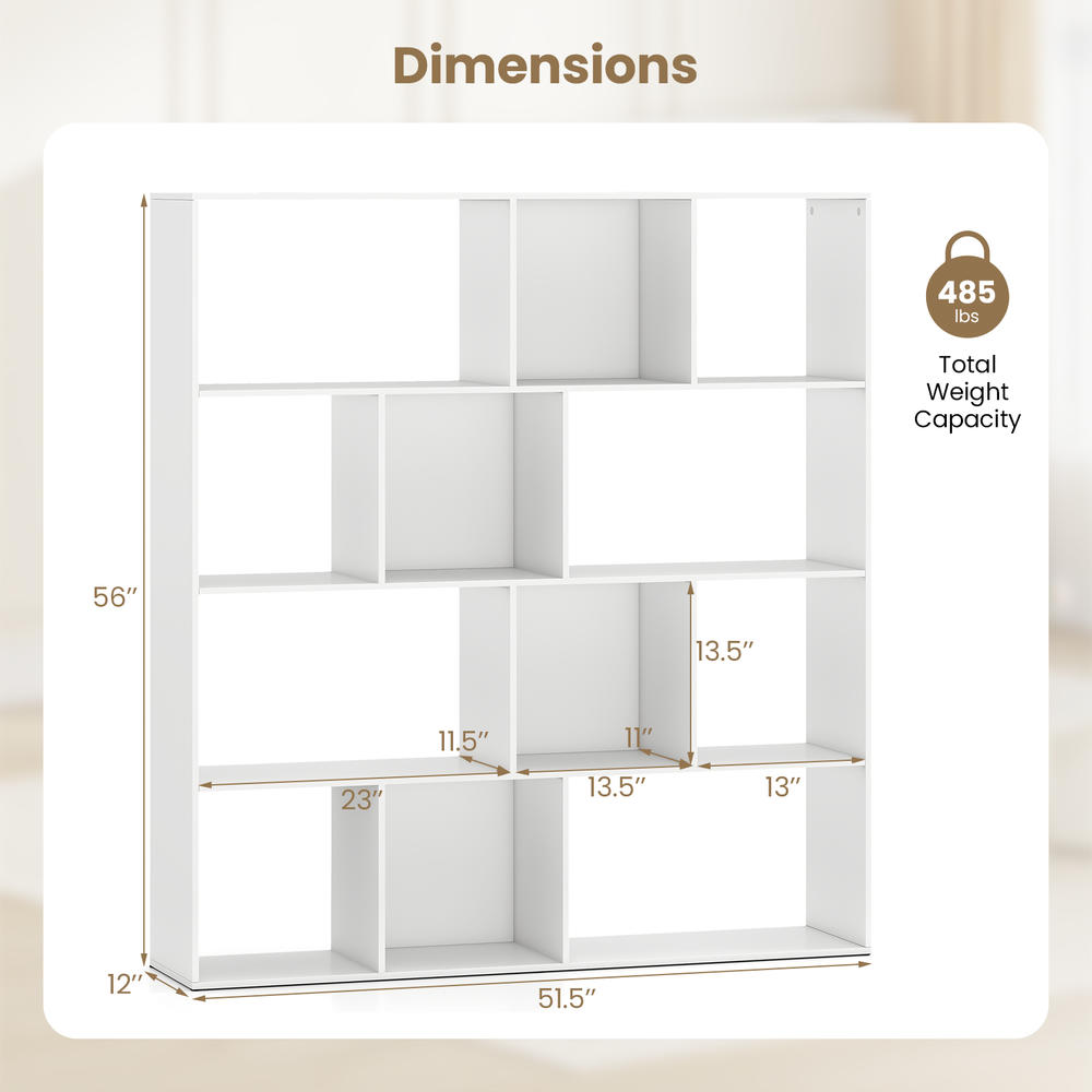 خزانة كتب مفتوحة متعددة الطبقا - مراجعة Bookcase Wood Shelf وسعره