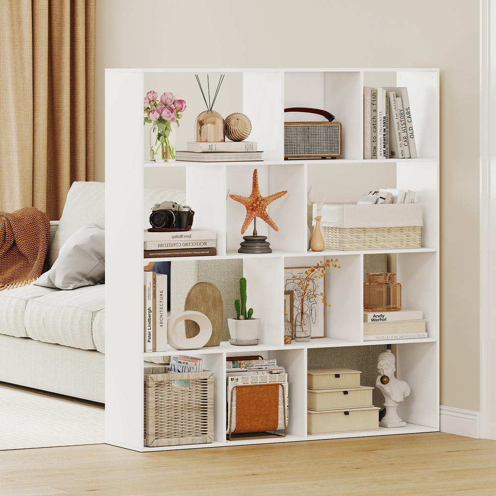 خزانة كتب مفتوحة متعددة الطبقا - مراجعة Bookcase Wood Shelf وسعره