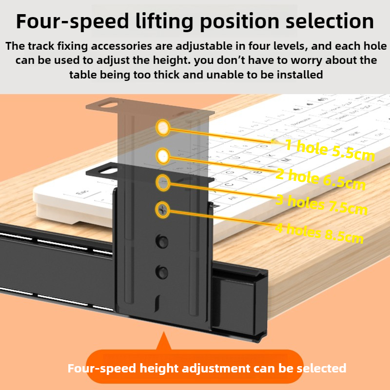 درج لوحة مفاتيح قابل للسحب تحت - مراجعة Keyboard Tray Under Desk وسعره