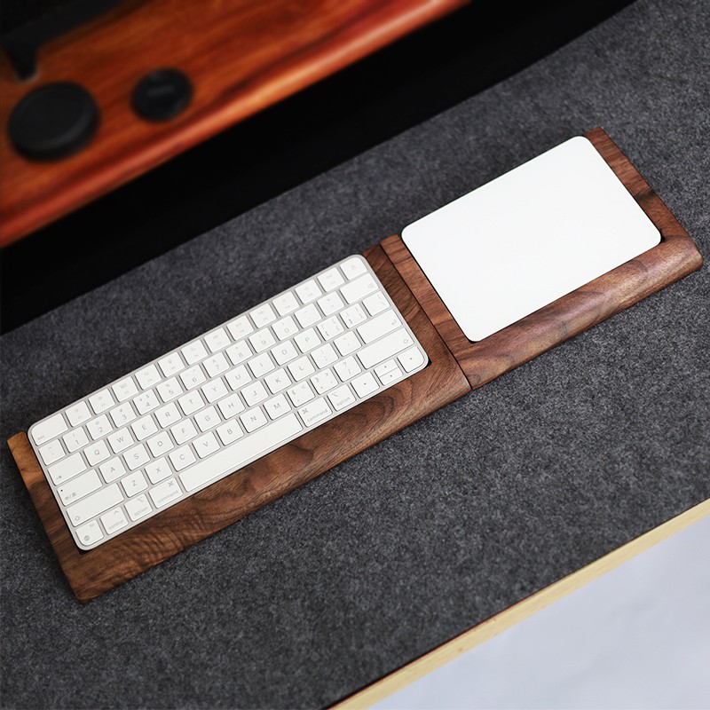 حامل خشبي صلب من خشب الجوز 2 ف - مراجعة Keyboard Tray Under Desk وسعره