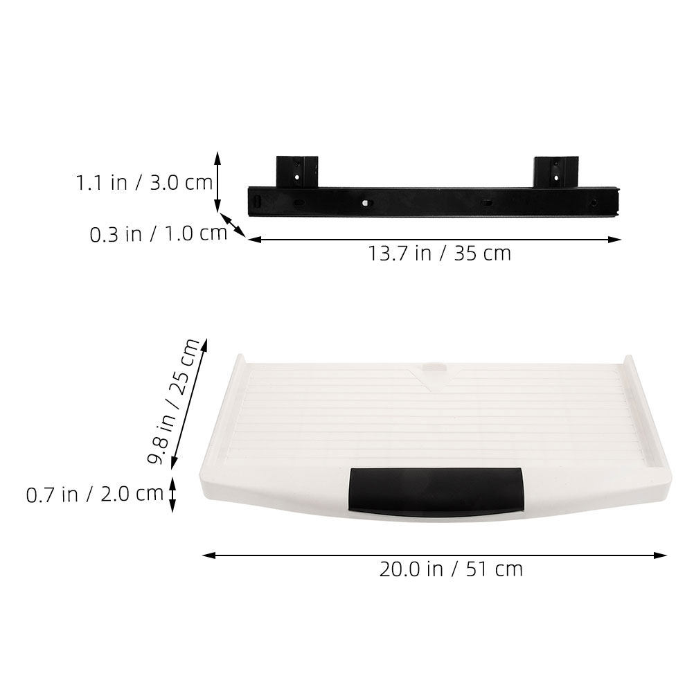 مجموعة واحدة من درج لوحة المفا - مراجعة Keyboard Tray Under Desk وسعره