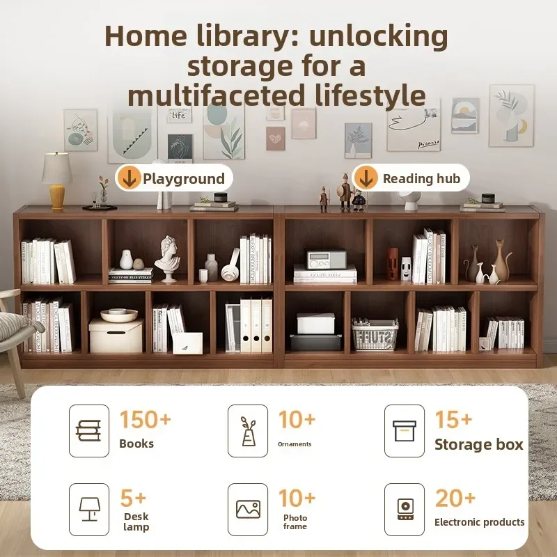 رف كتب متعدد الوظائف، خزانة كت - مراجعة Bookcase Wood Shelf وسعره
