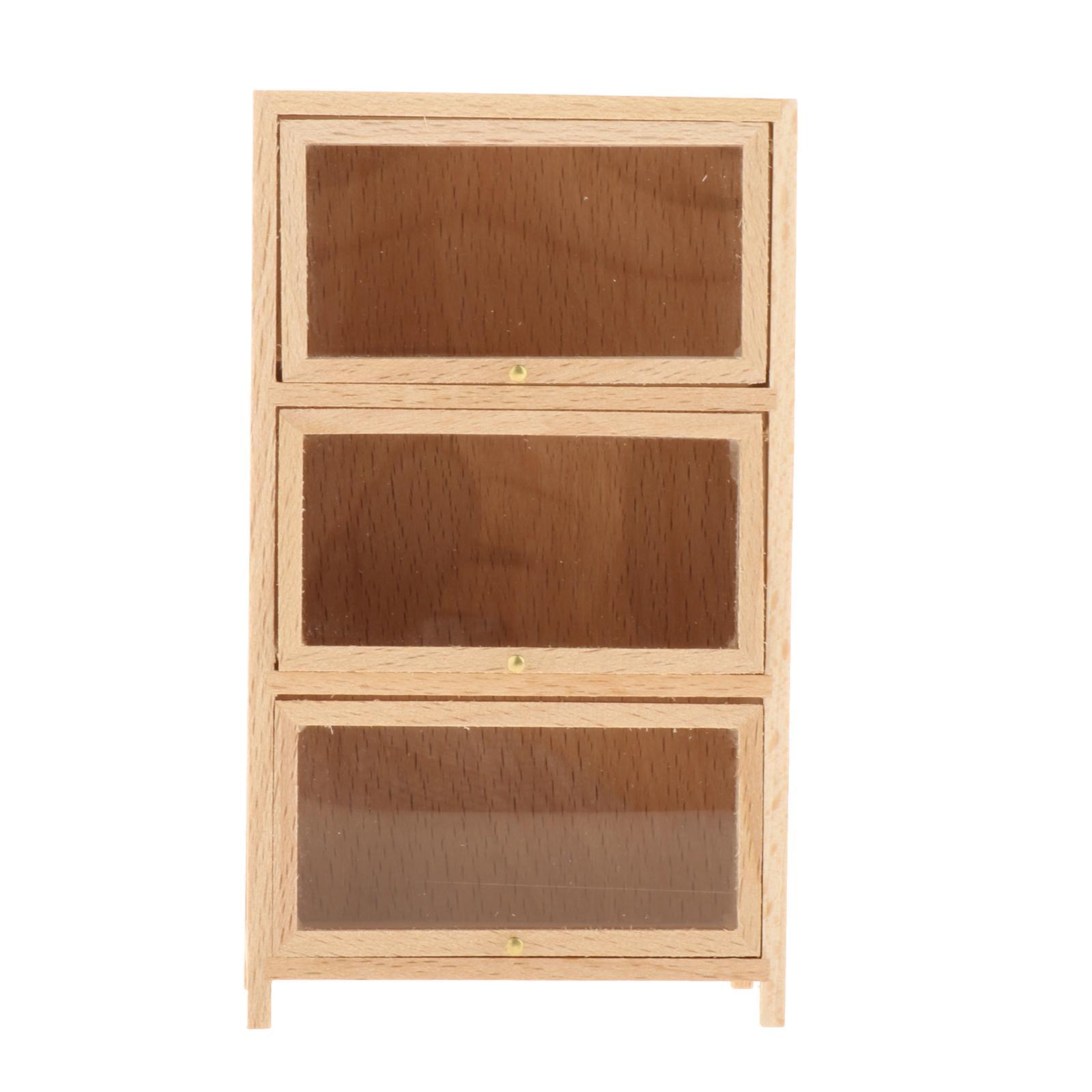 خزانة كتب خشبية لبيت الدمى بمق - مراجعة Bookcase Wood Shelf وسعره