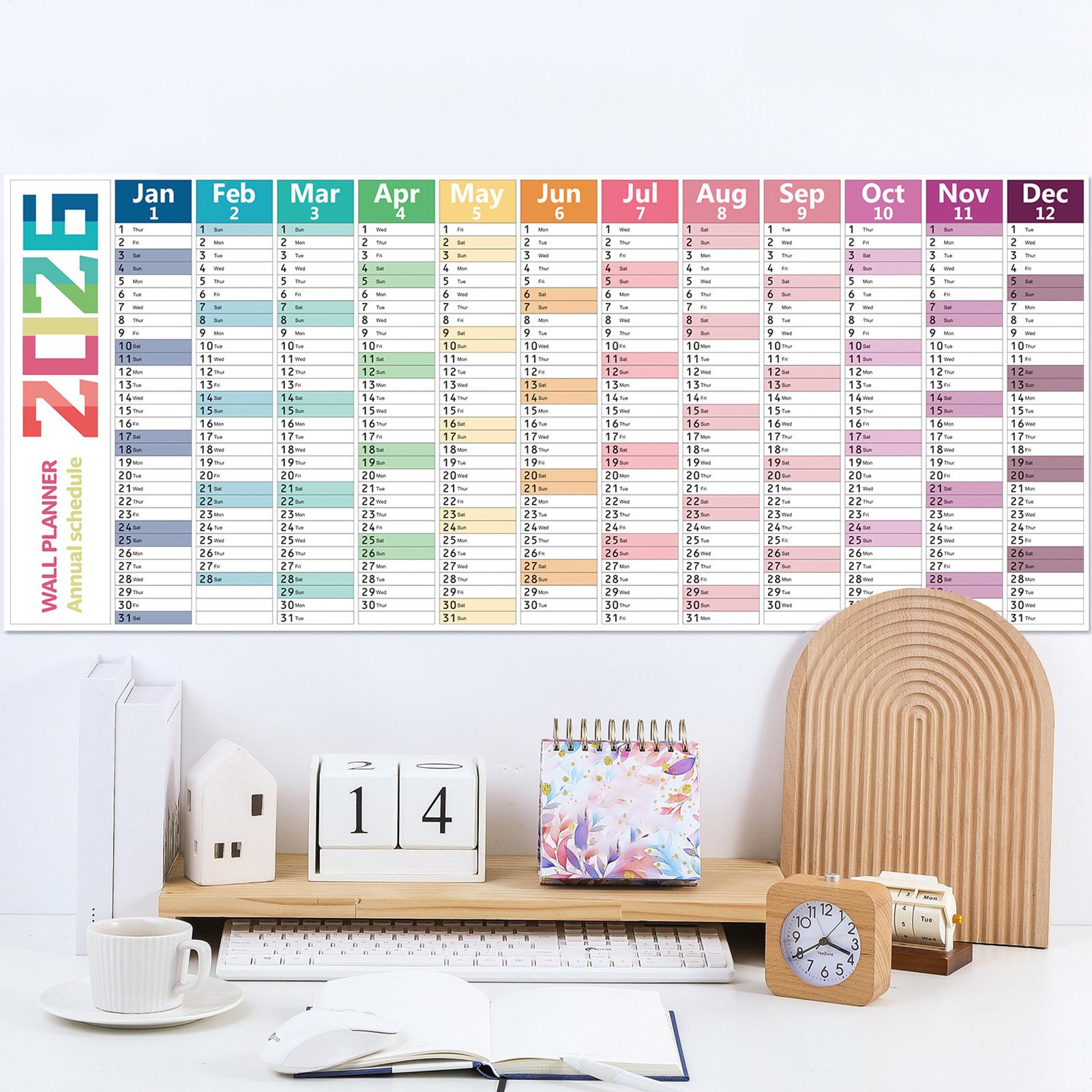 تقويم حائط إنجليزي لعام 2026،  - مراجعة Home Office Wallpaper وسعره