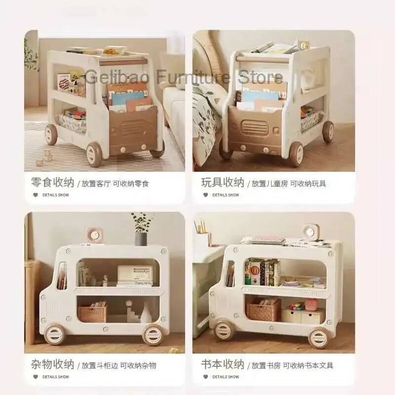 خزانة الكتب مونتيسوري رف الكتب - مراجعة Bookcase Wood Shelf وسعره